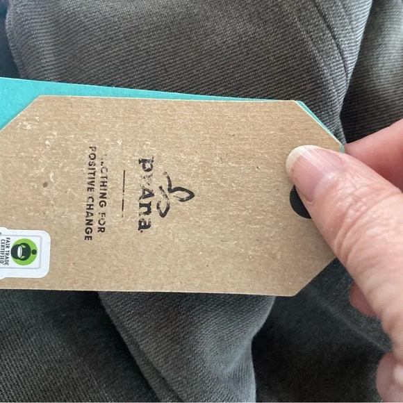 Prana Monte Baldo Olive Knit Leggings - Picture 7 of 9